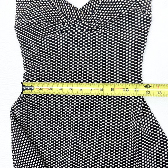 Alythea Brand 70s Hobnobber Style Dress Criss Cross Back Fit n Flare Type - Picture 12 of 15